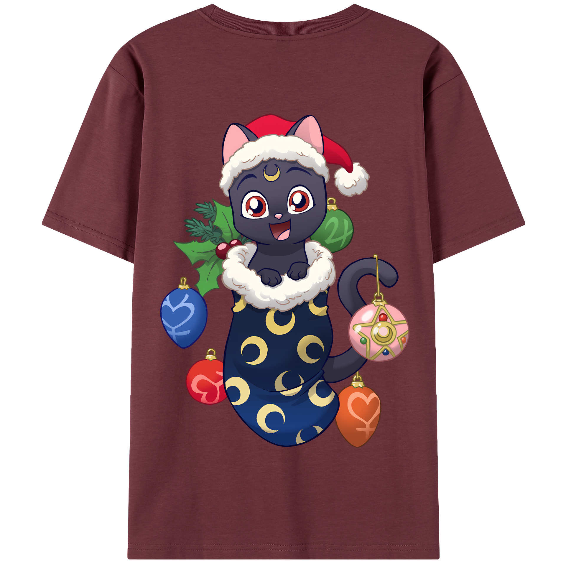（画像用） 美少女戦士セーラームーン Sailor Moon 綿100％半袖Tシャツ（背面プリント）